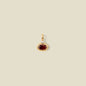 January Oval Birthstone Charm