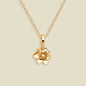 July Birth Flower Charm Necklace