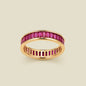 July Baguette Birthstone Ring