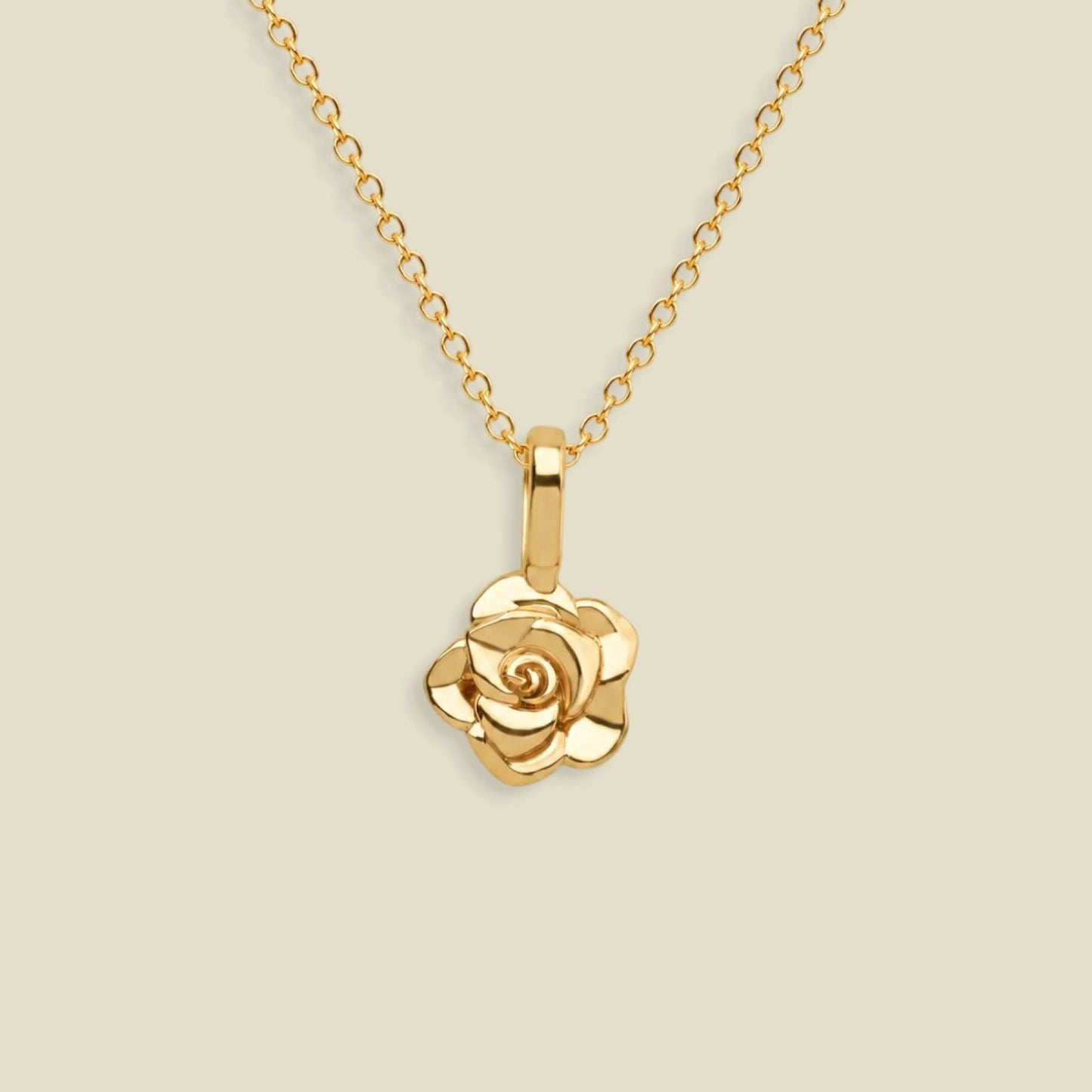 June Birth Flower Charm Necklace