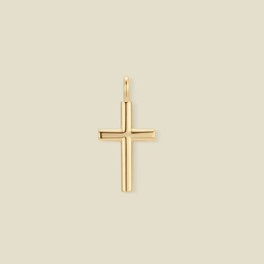 Rounded Cross Charm