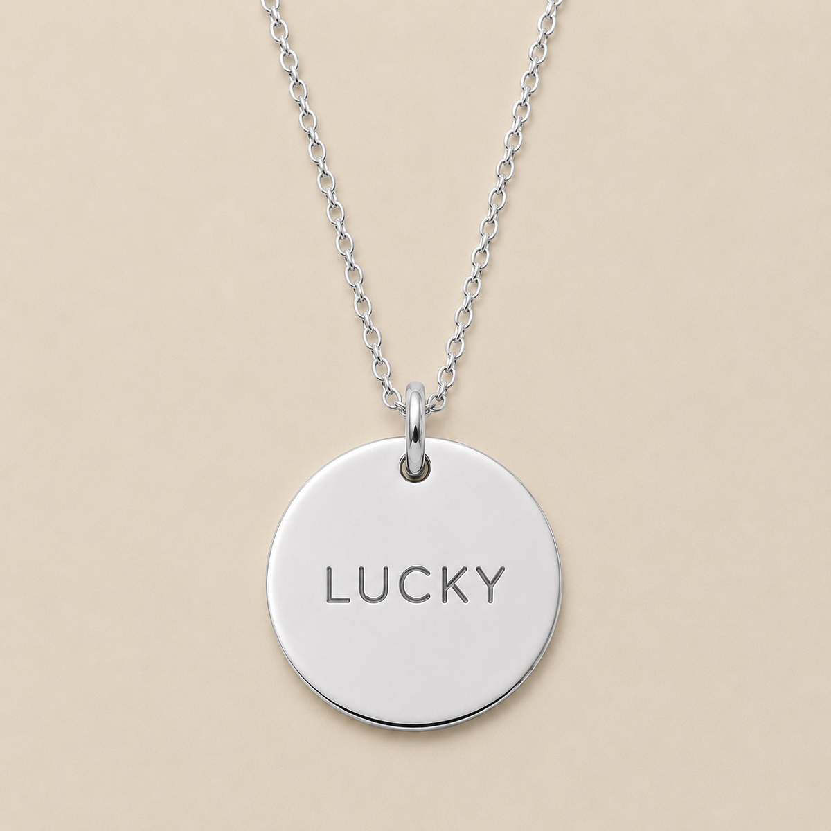 Lucky Disc Necklace