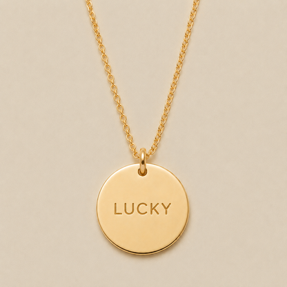 Lucky Disc Necklace