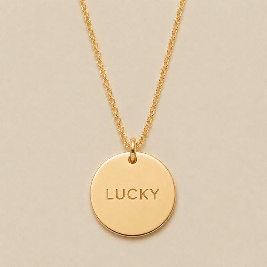 Lucky Disc Necklace
