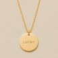 Lucky Disc Necklace