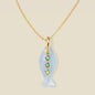 Low Tide Fish Charm Necklace