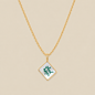 Mahjong Tile Necklace