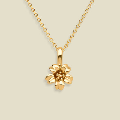 March Birth Flower Charm Necklace