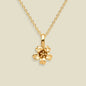 March Birth Flower Charm Necklace