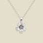 March Birth Flower Charm Necklace