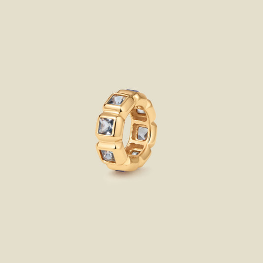 March Birthstone Spacer Charm