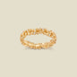 March CZ Birth Flower Eternity Ring