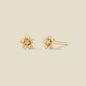 March CZ Birth Flower Stud Earrings