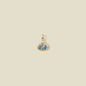 March Oval Birthstone Charm