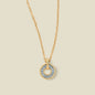 March Baguette Birthstone Necklace