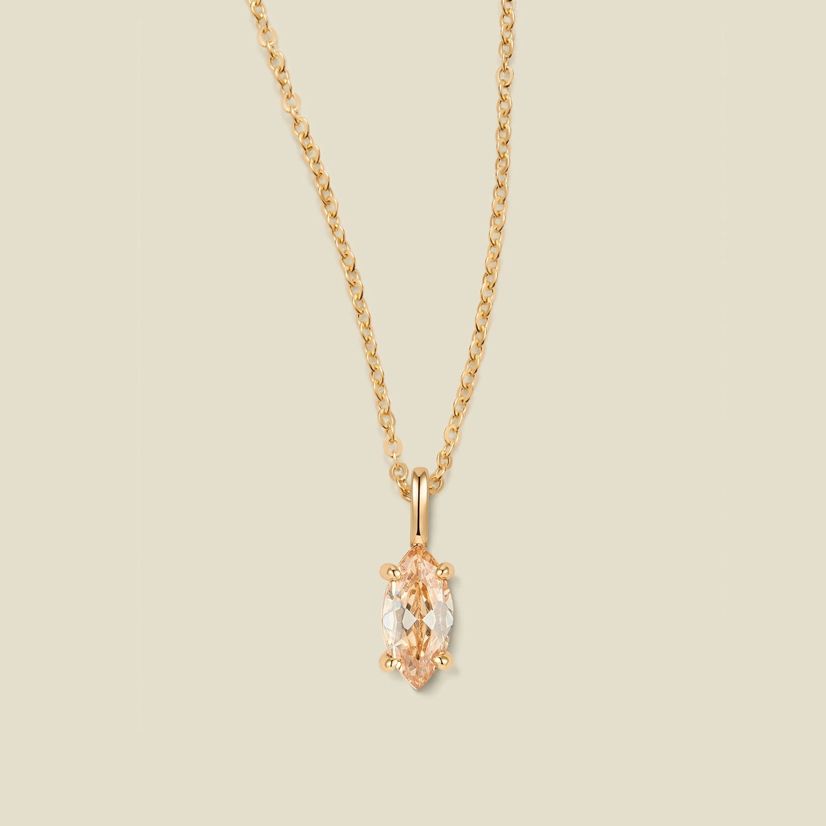 Marquise Charm Necklace