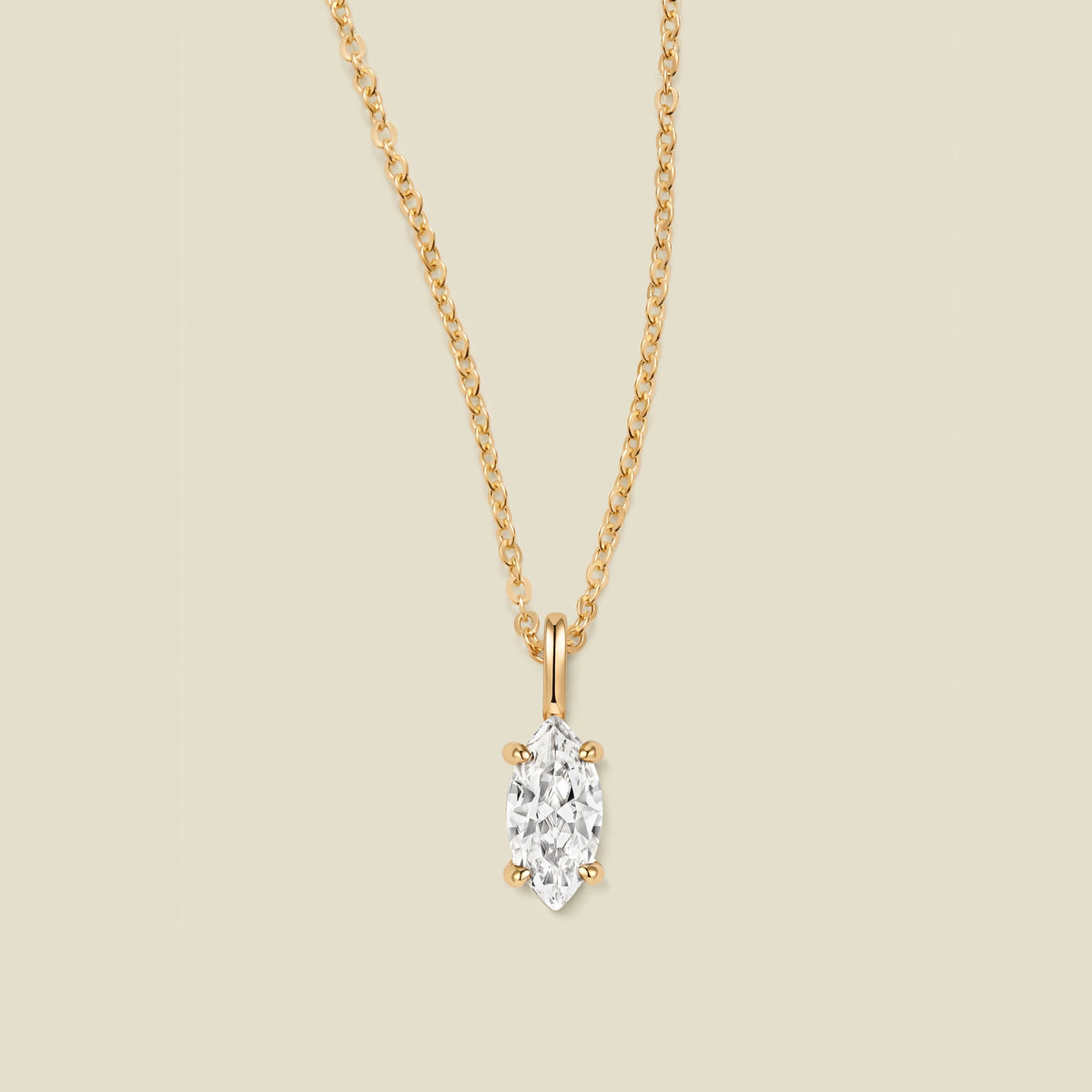 Marquise Charm Necklace