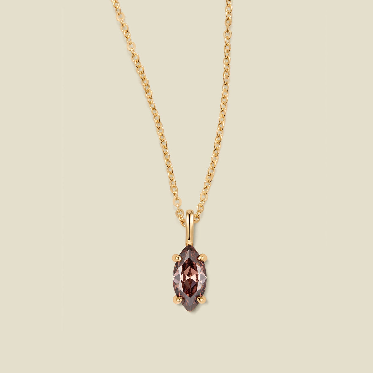 Marquise Charm Necklace
