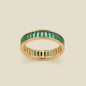 May Baguette Birthstone Ring