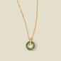 May Baguette Birthstone Necklace