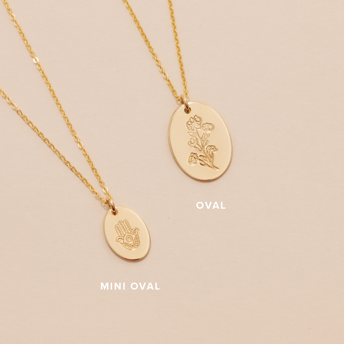 Mini Oval Necklace
