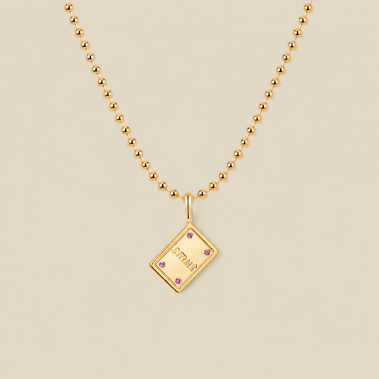 Naughty Book Necklace