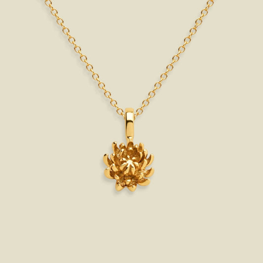 November Birth Flower Charm Necklace
