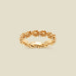 November CZ Birth Flower Eternity Ring