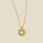 November Baguette Birthstone Necklace