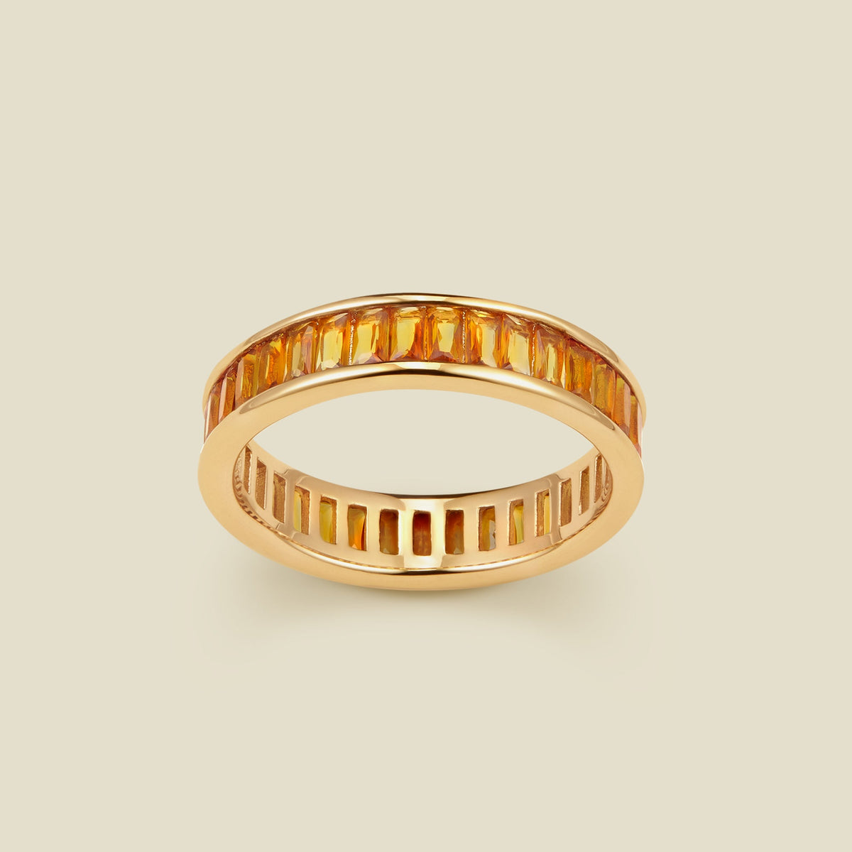 November Baguette Birthstone Ring