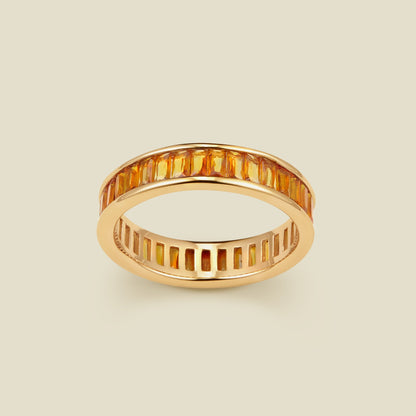 November Baguette Birthstone Ring