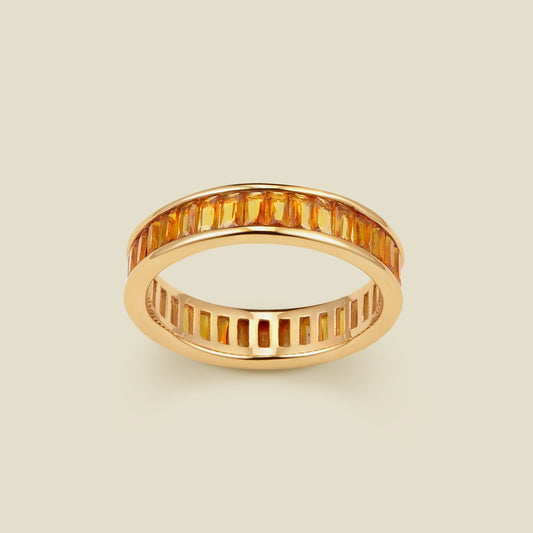 November Baguette Birthstone Ring