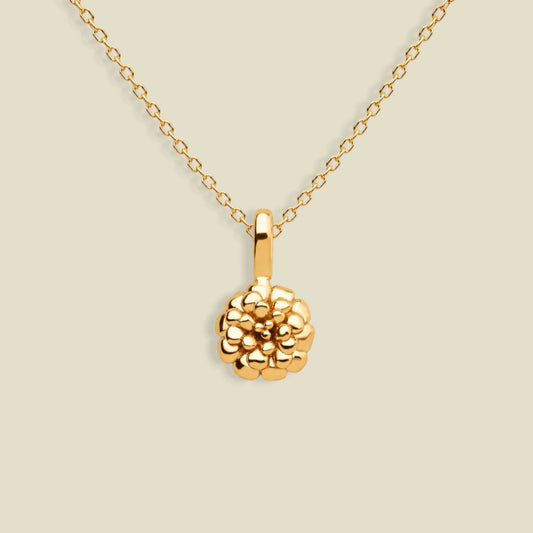 October Birth Flower Charm Necklace