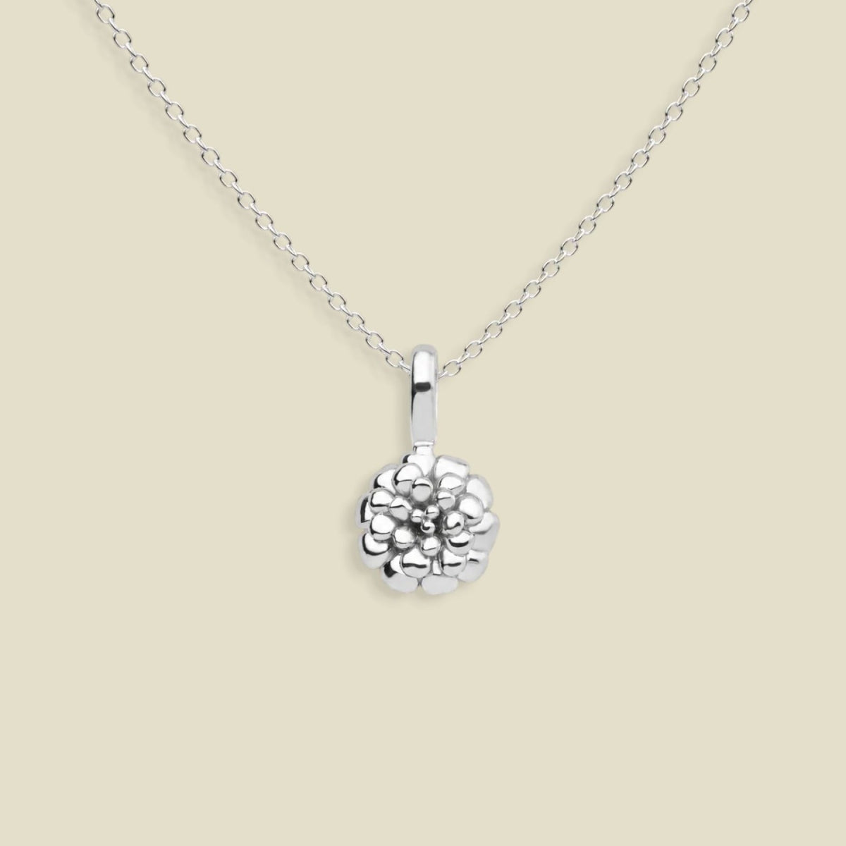 October Birth Flower Charm Necklace