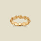October CZ Birth Flower Eternity Ring