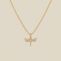 Opal Dragonfly Necklace