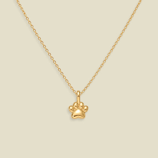 Paw Print Charm Necklace