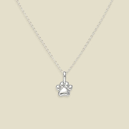 Paw Print Charm Necklace