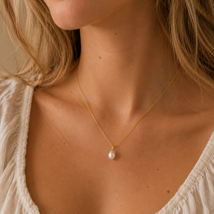 Pearl Charm Necklace
