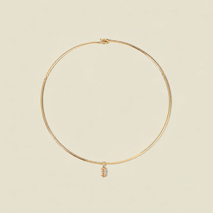 Ember Collar Necklace with Marquise Charm