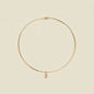 Ember Collar Necklace with Marquise Charm