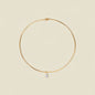 Ember Collar Necklace with Marquise Charm