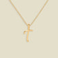 Script Initial Charm Necklace
