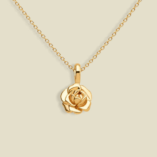 September Birth Flower Charm Necklace