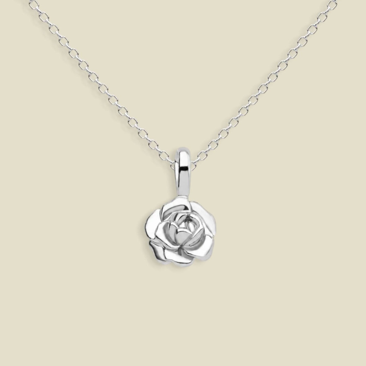 September Birth Flower Charm Necklace