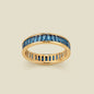 September Baguette Birthstone Ring
