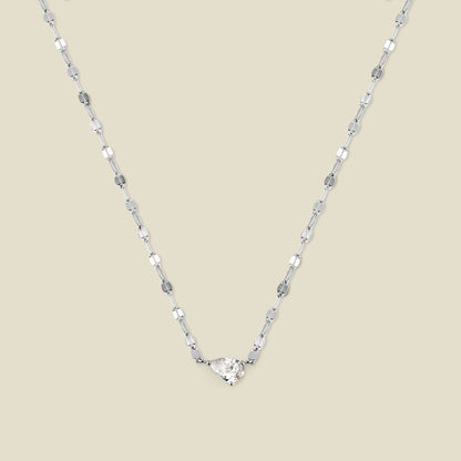 Dew Drop Solitaire Necklace