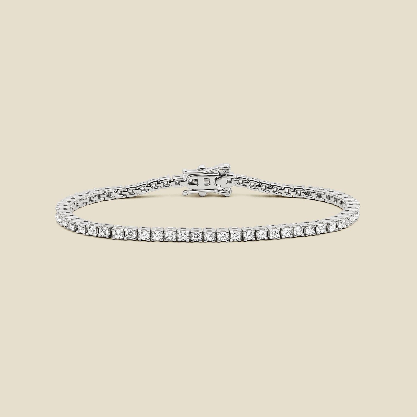 CZ Prong-Set Tennis Bracelet
