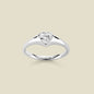 CZ Heart Signet Ring