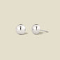 Sol Button Stud Earrings